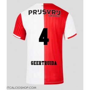 Feyenoord Lutsharel Geertruida #4 Prima Maglia 2023-24 Manica Corta